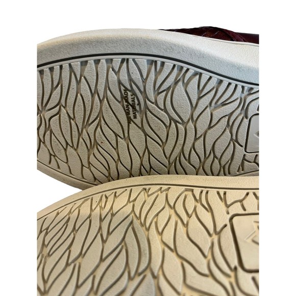 Spenco mules Women’s Burgundy Leather Mules Size  7 D Slip On Weave Horse Bit … - Picture 6 of 9